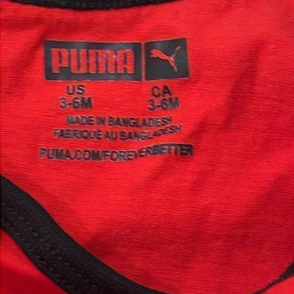 2  3-6 Month Onesies babyGap & Puma Long Sleeve Snap at Legs - Picture 6 of 6